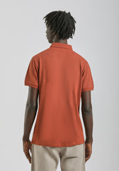 Polo con zip 100% cotone|Colore:Rame