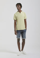 Polo coreana 100% cotone|Colore:Verde acido