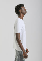 T-shirt con stampa a rilievo|Colore:Bianco