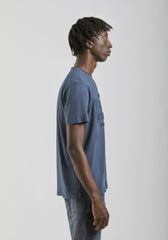T-shirt con stampa a rilievo|Colore:Jeans