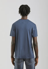 T-shirt con stampa a rilievo|Colore:Jeans