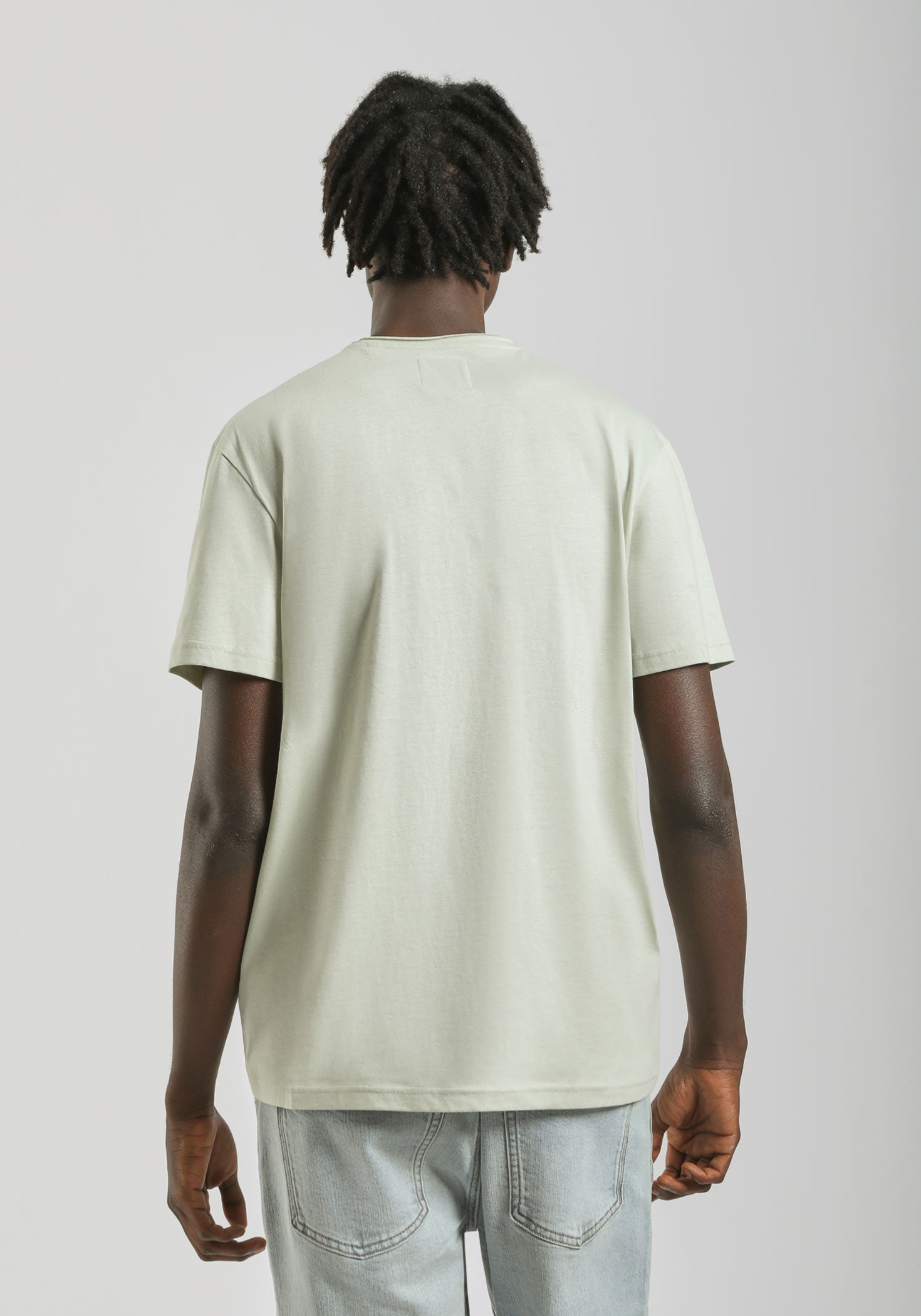 T-shirt con stampa a rilievo|Colore:Verde