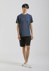 T-shirt con stampa|Colore:Jeans