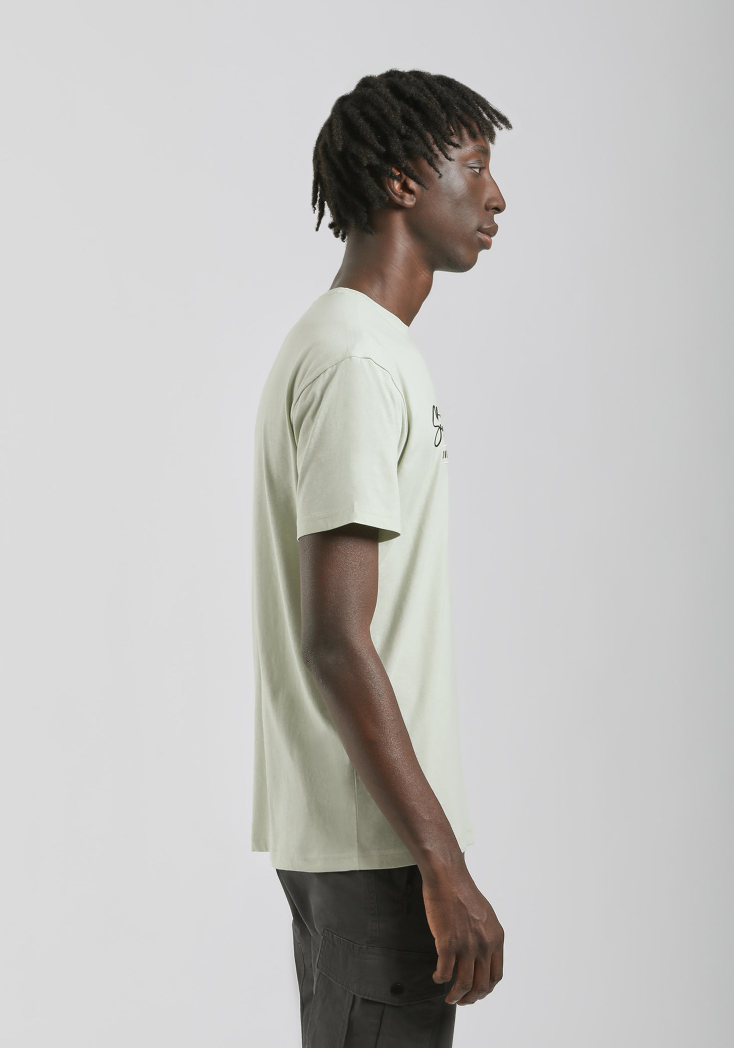 T-shirt 100% cotone con stampa|Colore:Verde