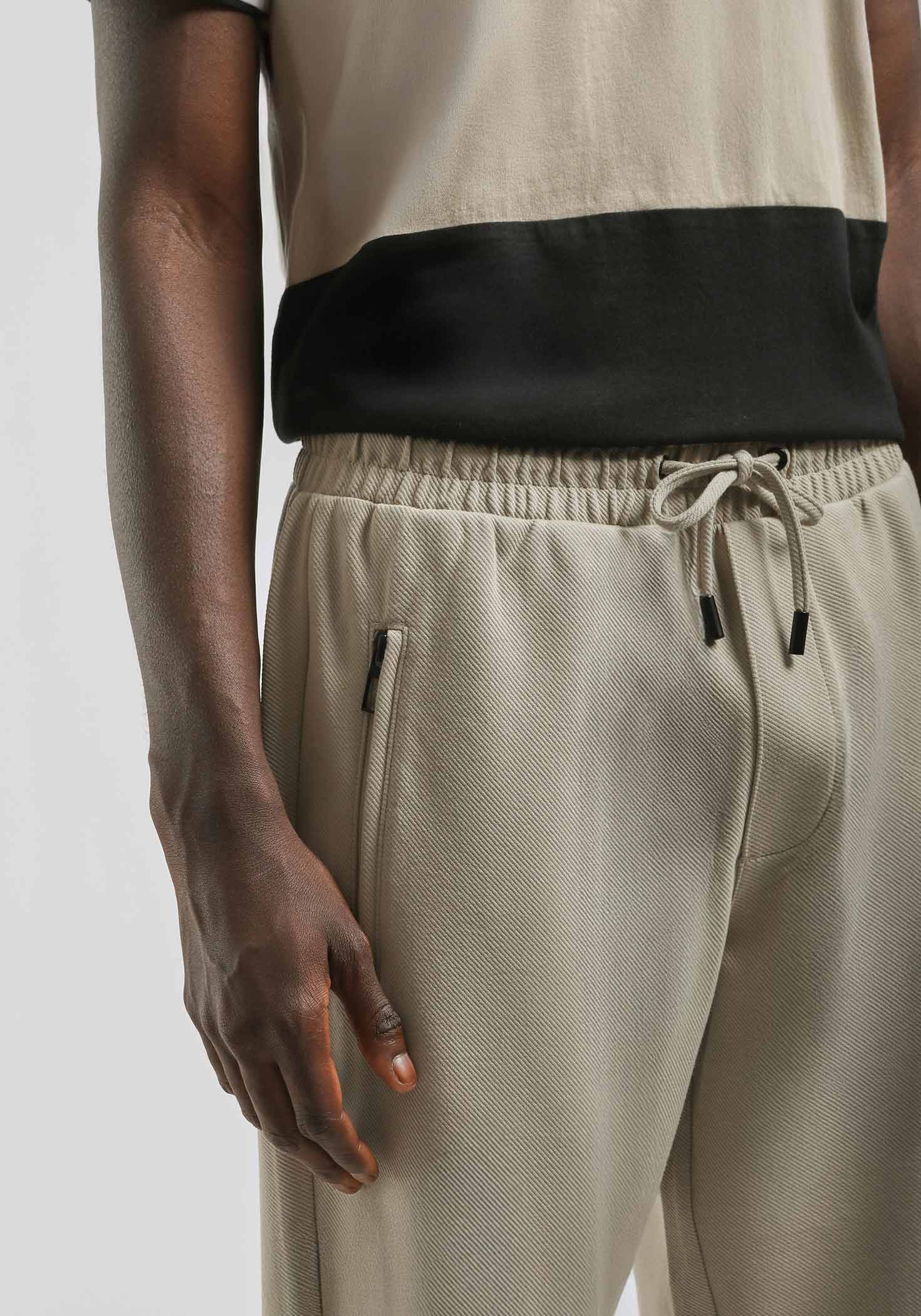 Jogger in felpa|Colore:Sabbia