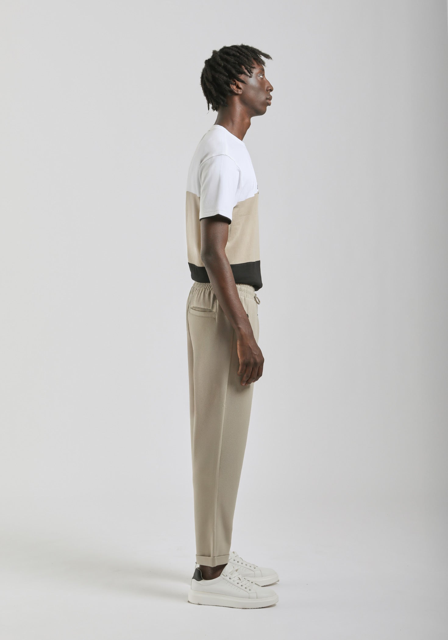 Jogger in felpa|Colore:Sabbia