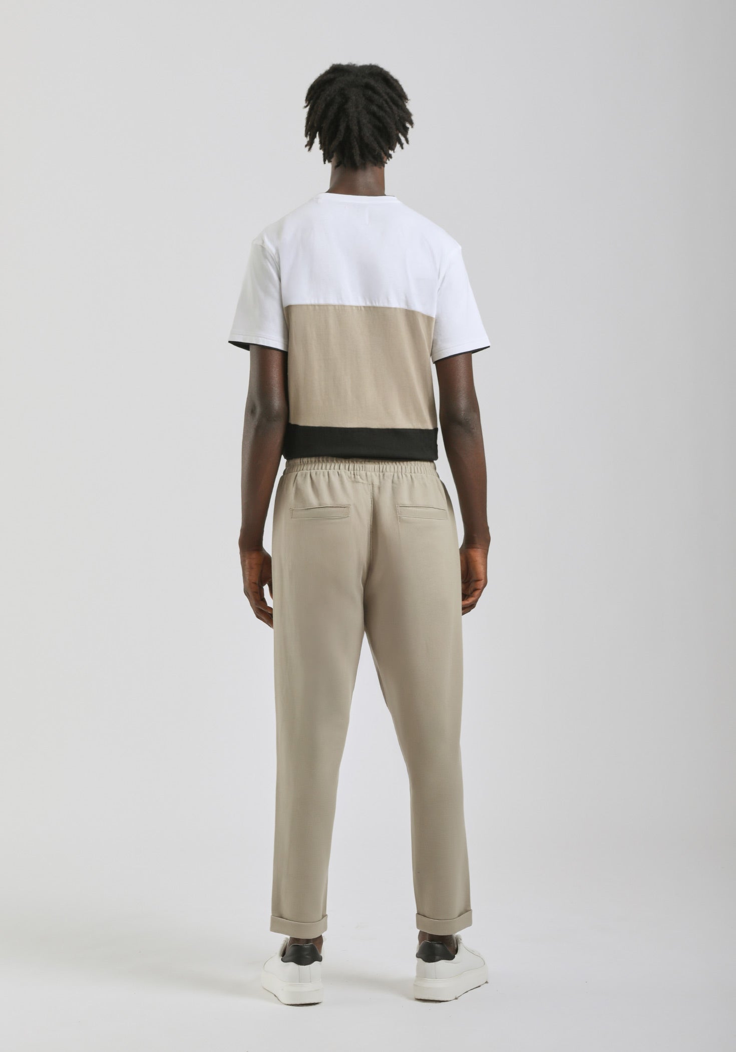 Jogger in felpa|Colore:Sabbia