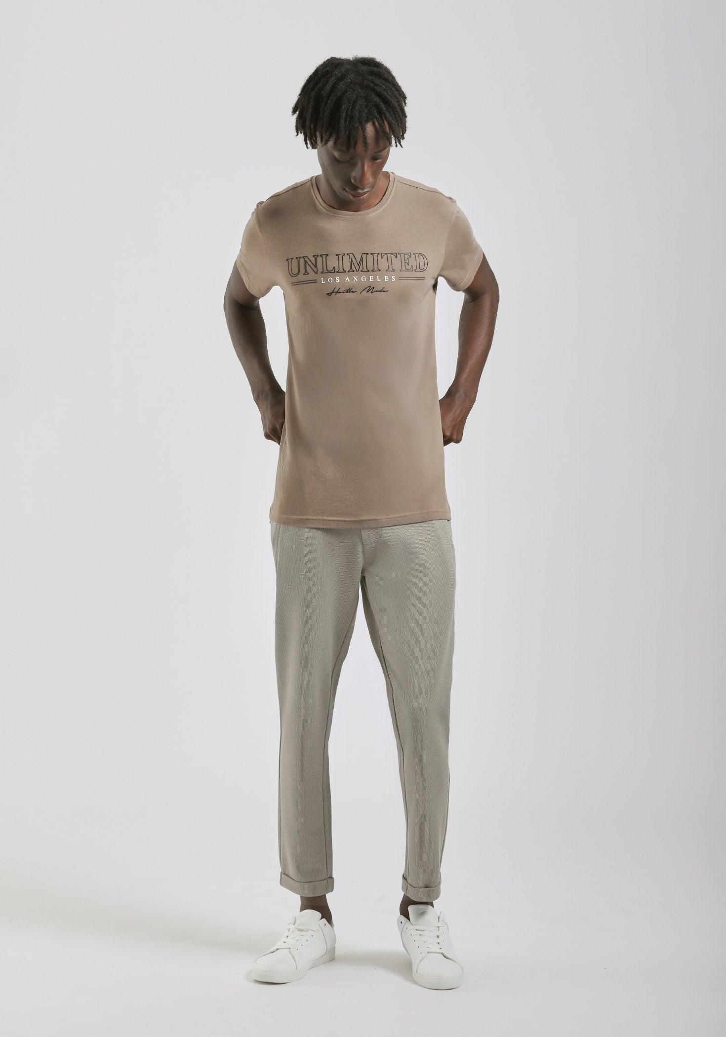 Jogger in felpa|Colore:Cammello