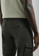 Pantalone cargo in cotone|Colore:Grigio scuro