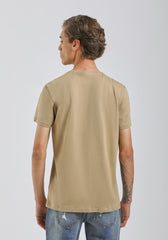 T-shirt basic 100% cotone|Colore:Beige