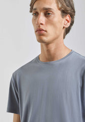T-shirt basic 100% cotone|Colore:Ciano