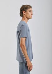 T-shirt basic 100% cotone|Colore:Ciano