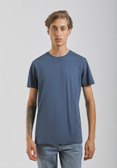 T-shirt basic 100% cotone|Colore:Jeans