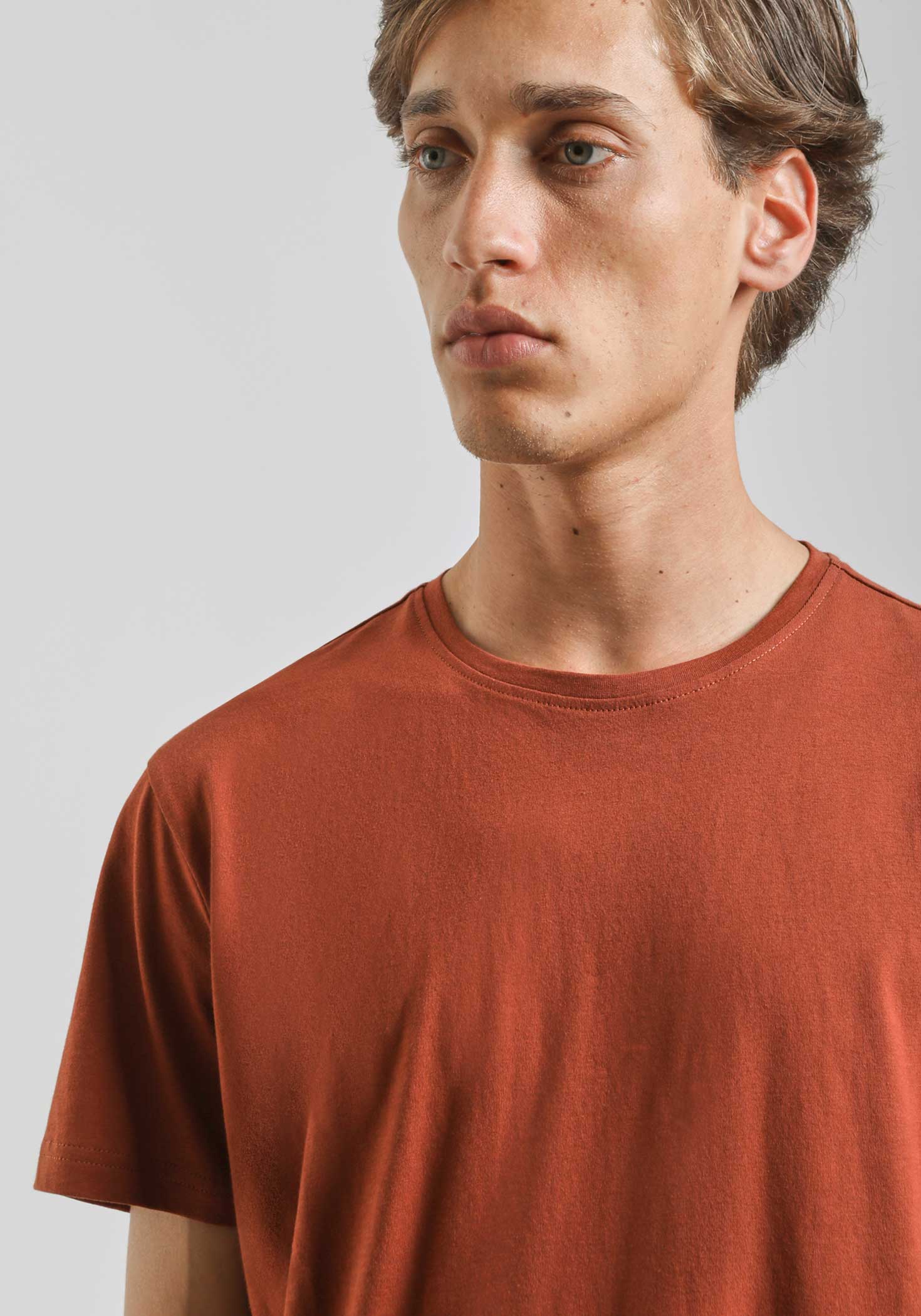 T-shirt basic 100% cotone|Colore:Rame