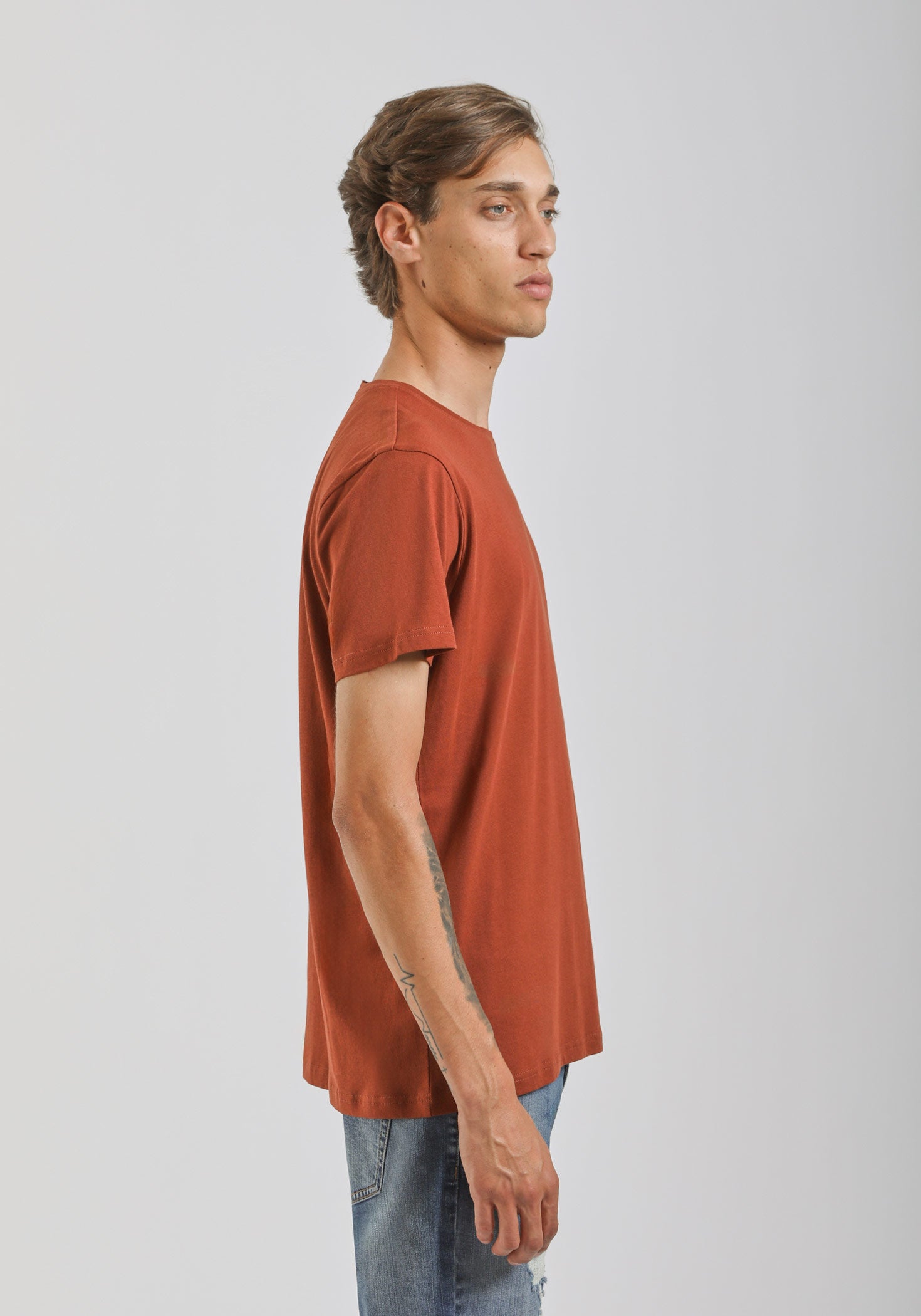 T-shirt basic 100% cotone|Colore:Rame