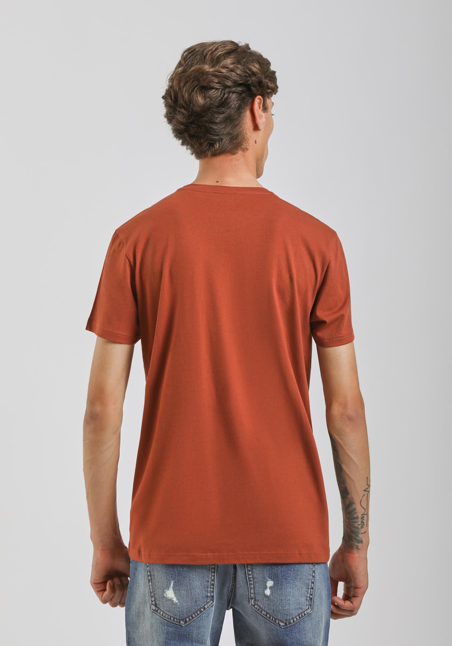 T-shirt basic 100% cotone|Colore:Rame