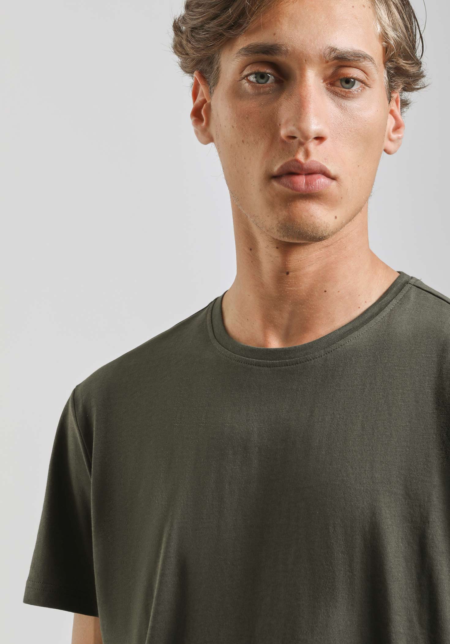 T-shirt basic 100% cotone|Colore:Verde bosco