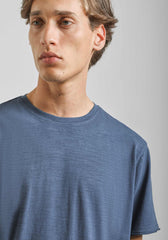 T-shirt basic 100% cotone|Colore:Jeans