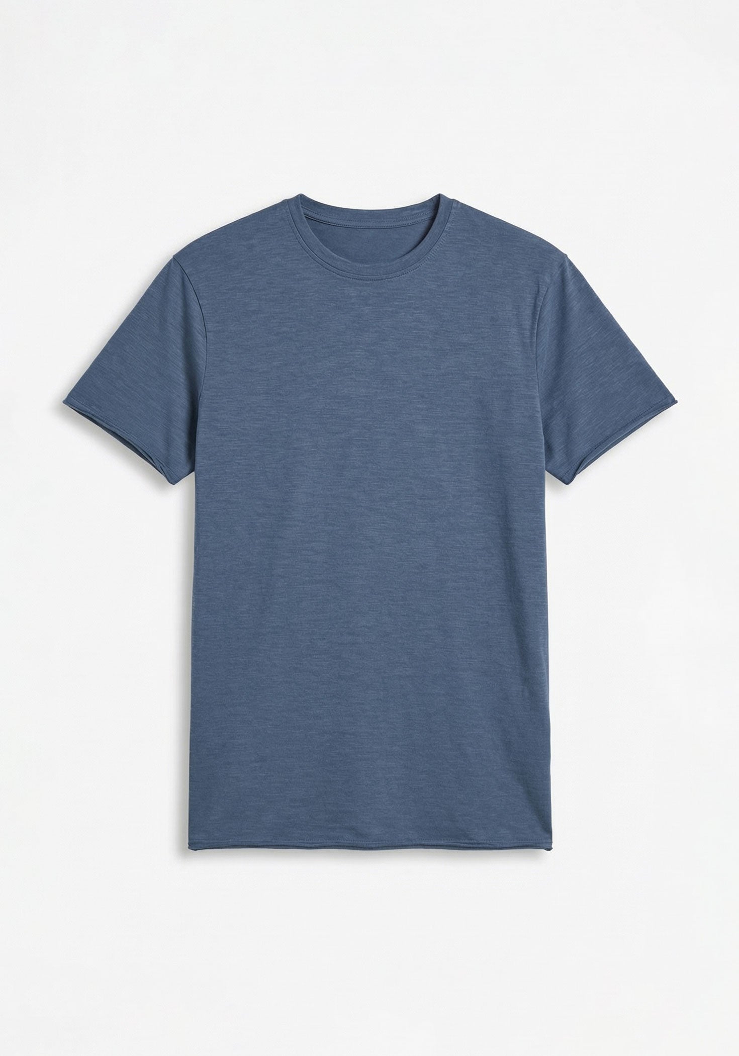 T-shirt basic 100% cotone|Colore:Jeans