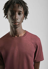 T-shirt basic 100% cotone|Colore:Rubino