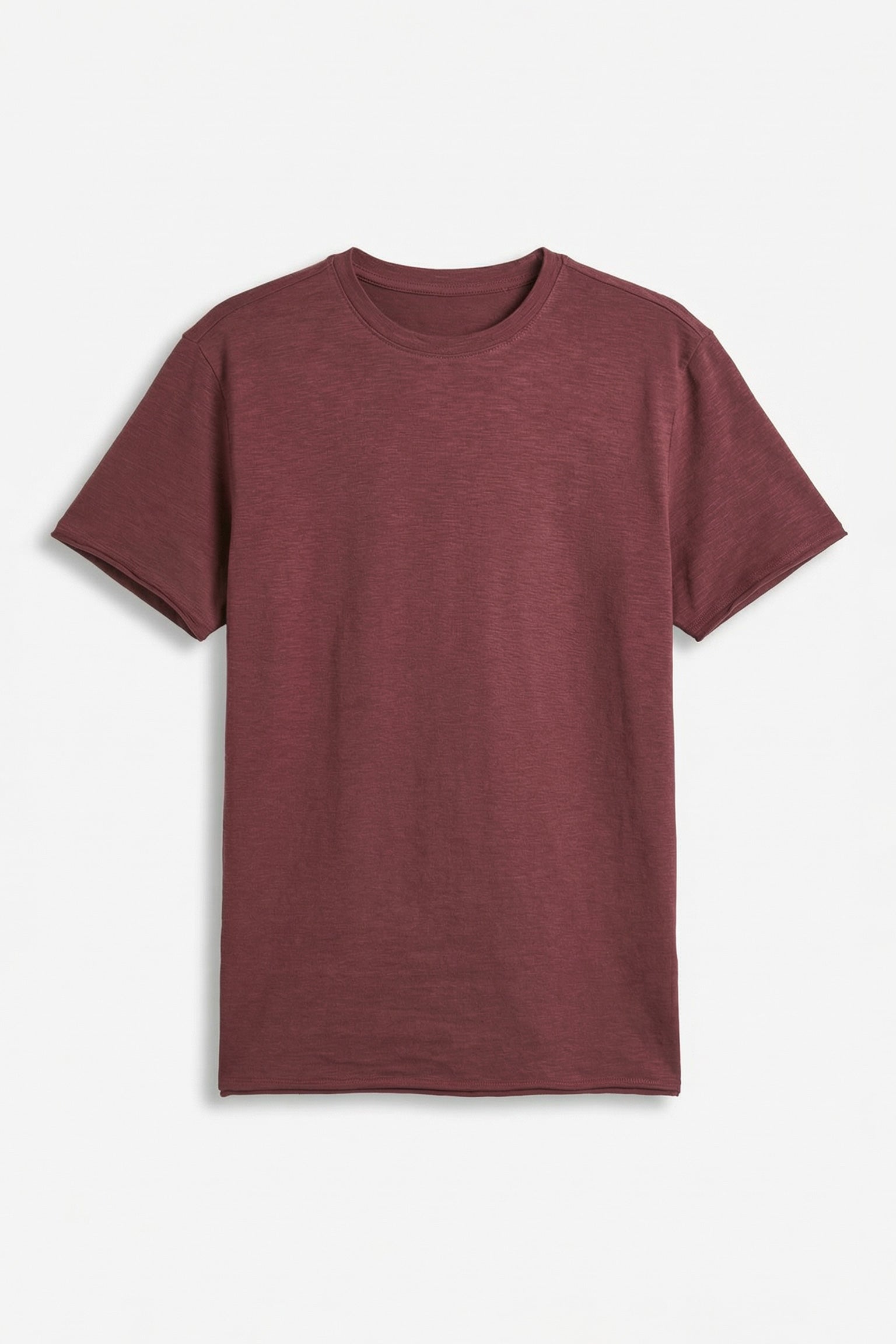 T-shirt basic 100% cotone|Colore:Rubino