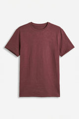 T-shirt basic 100% cotone|Colore:Rubino