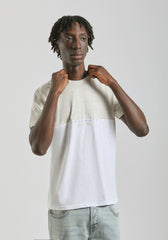 T-shirt colorblock|Colore:Ecrù