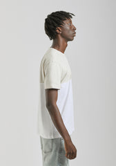 T-shirt colorblock|Colore:Ecrù