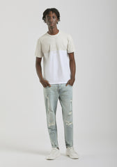 T-shirt colorblock|Colore:Ecrù