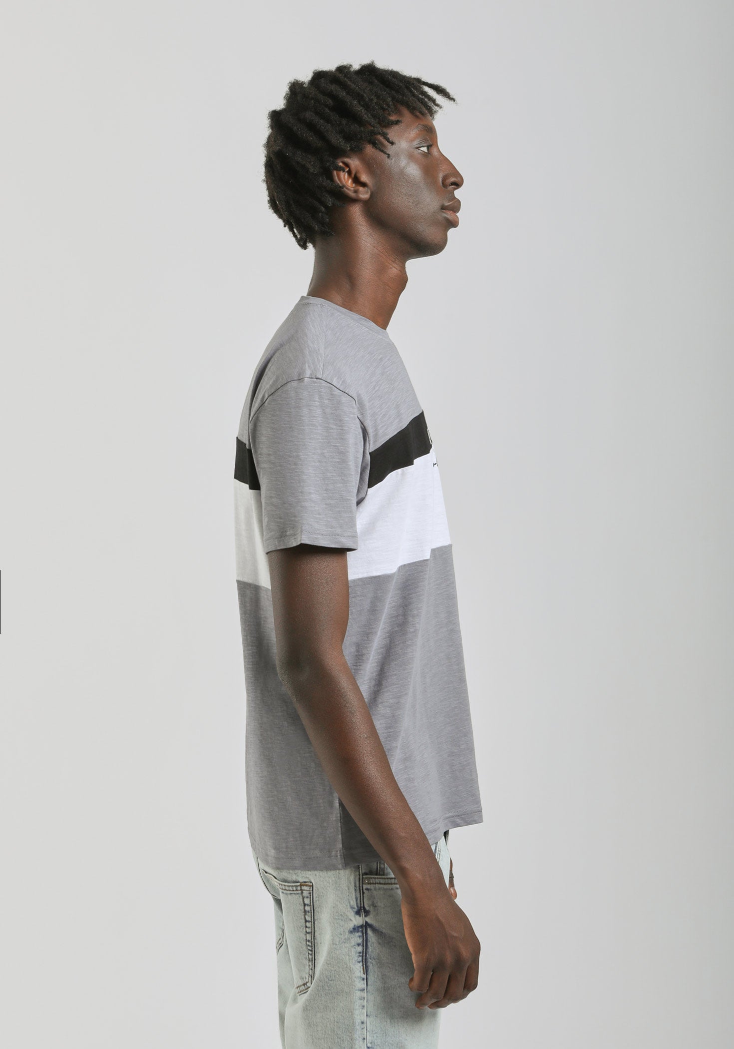 T-shirt colorblock|Colore:Avion