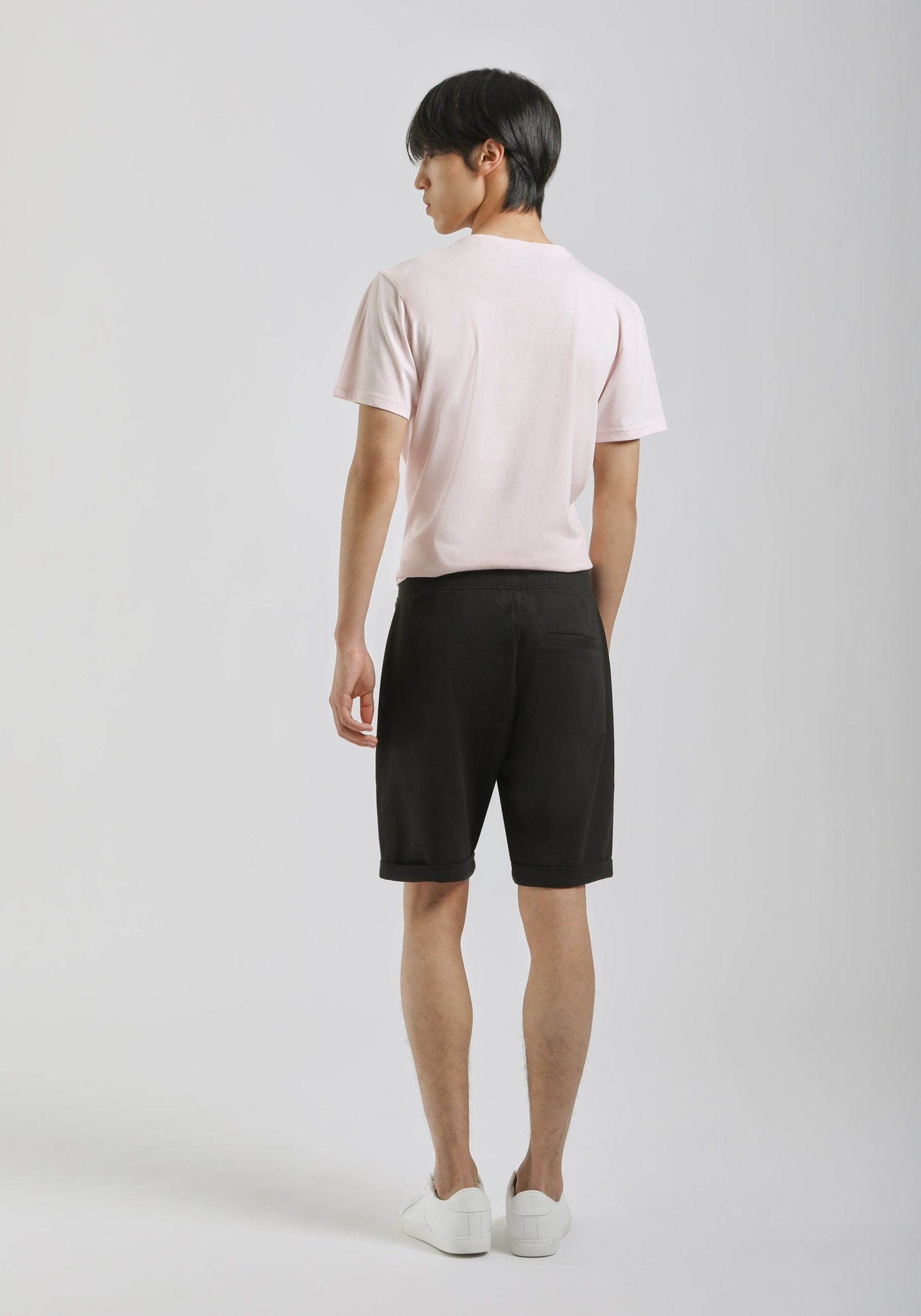 Bermuda in felpa|Colore:Nero