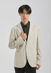 Giacca tinta unita|Colore:Beige