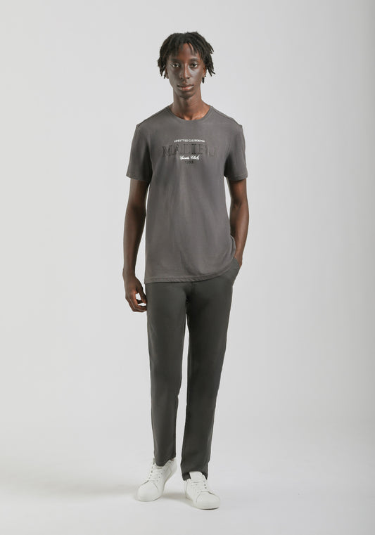 Pantaloni chino in cotone|Colore:Grigio scuro