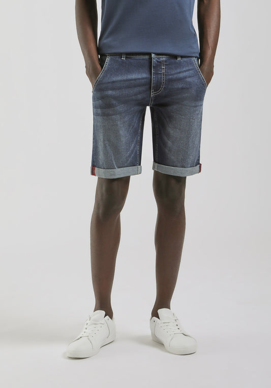 Bermuda di jeans slim fit|Colore:Jeans