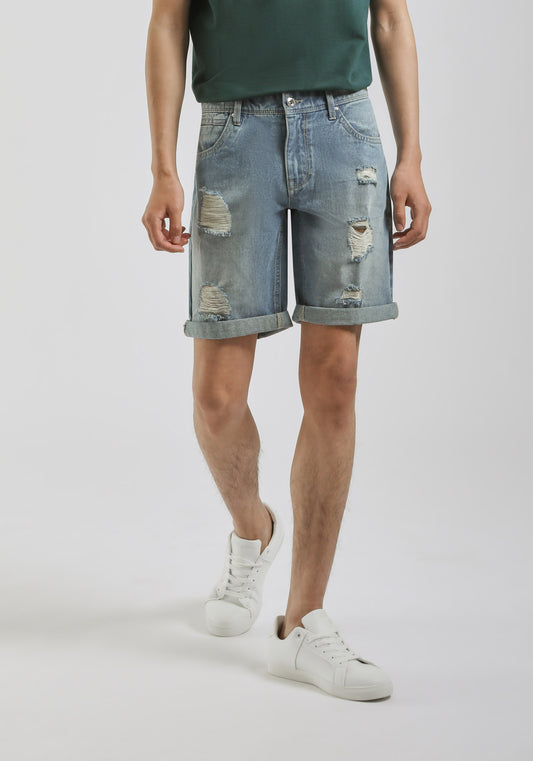 Bermuda di jeans regular fit|Colore:Jeans