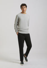 Maglia girocollo strutturato|Colore:Ghiaccio tw