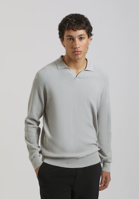 Polo manica lunga|Colore:Ghiaccio tw