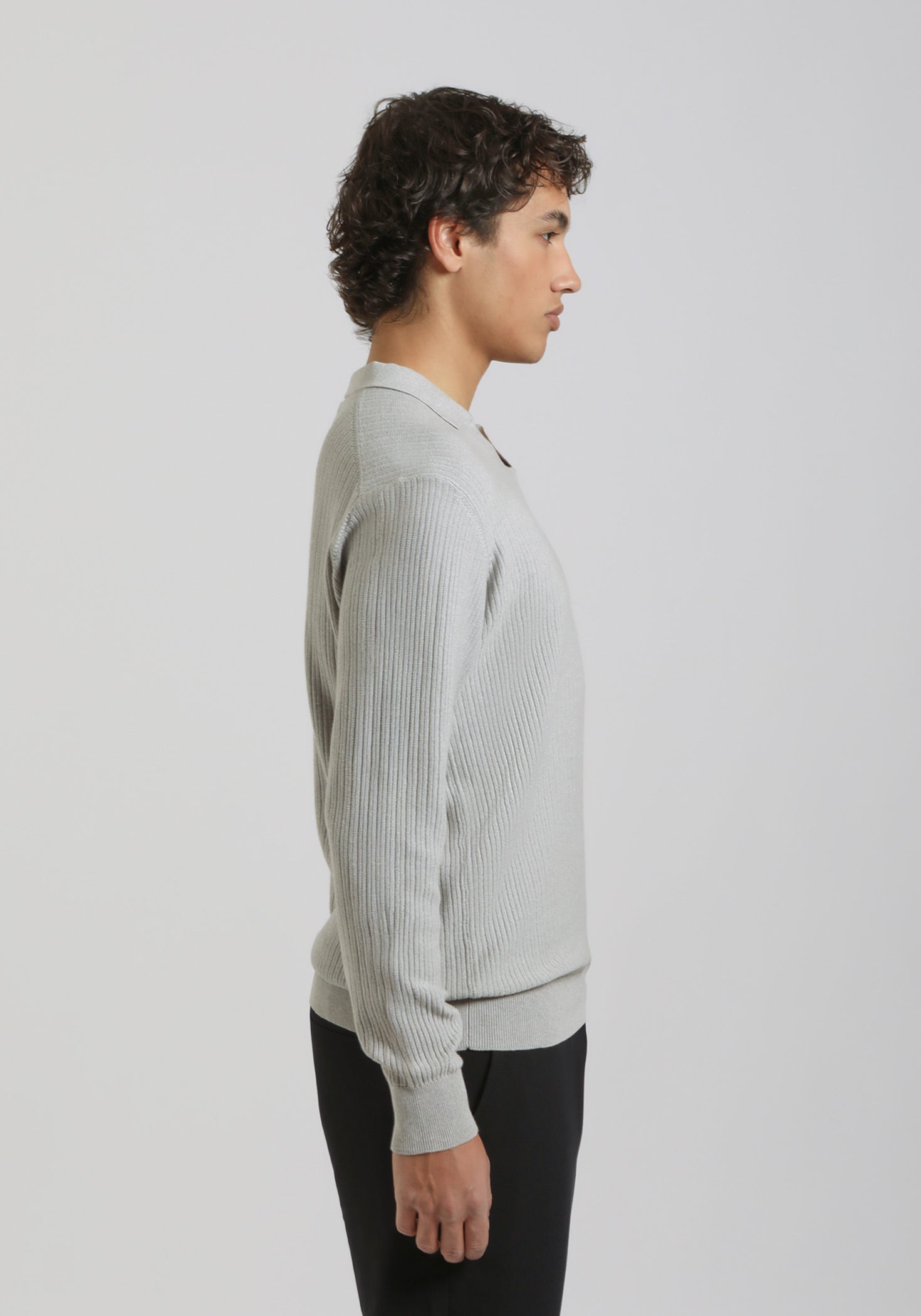 Polo manica lunga|Colore:Ghiaccio tw