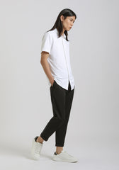 Pantaloni chino in nylon|Colore:Nero