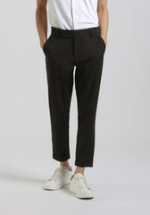 Pantaloni chino in nylon|Colore:Nero