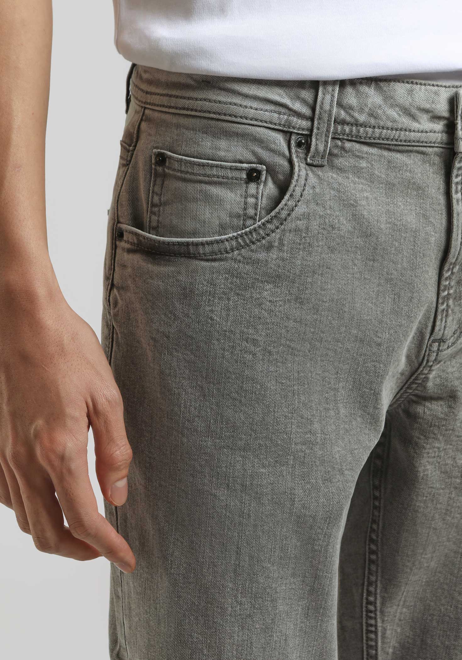 Jeans slim fit grigio|Colore:Jeans grigio