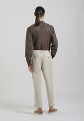 Pantaloni misto lino|Colore:Ecrù