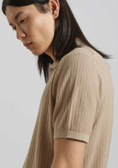 Polo in maglia|Colore:Beige
