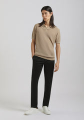Polo in maglia|Colore:Beige