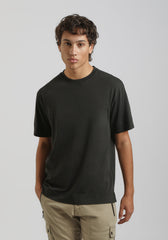 T-shirt strutturata 100% cotone|Colore:Nero