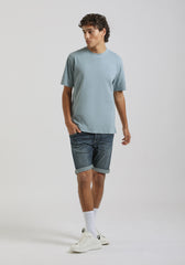T-shirt strutturata 100% cotone|Colore:Polvere