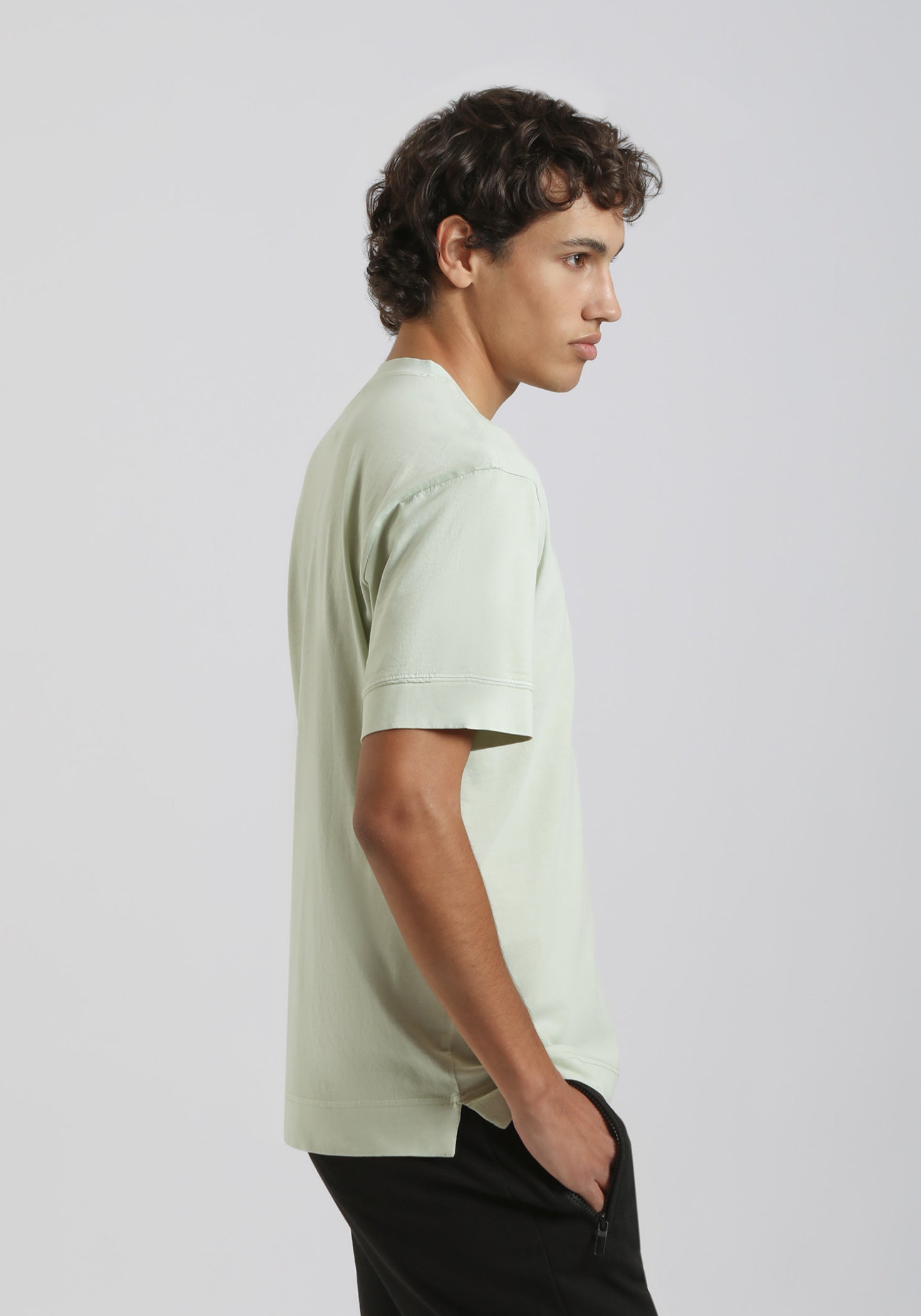 T-shirt strutturata 100% cotone|Colore:Verde