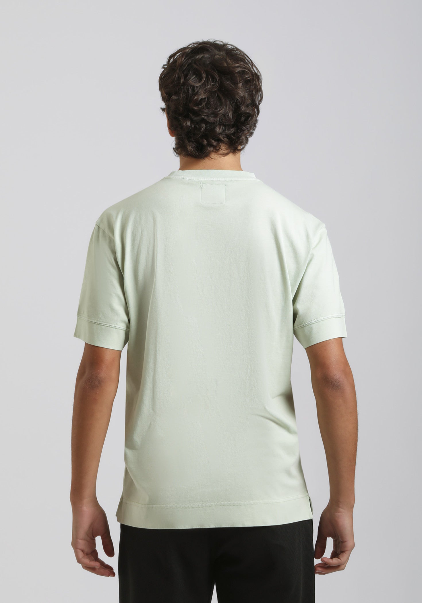 T-shirt strutturata 100% cotone|Colore:Verde
