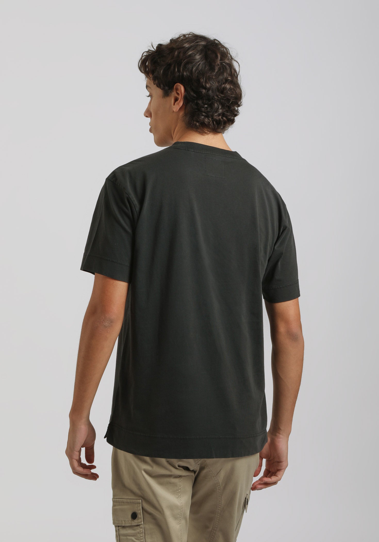 T-shirt effetto lavato|Colore:Nero