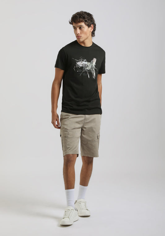 Bermuda cargo 100% cotone|Colore:Sabbia